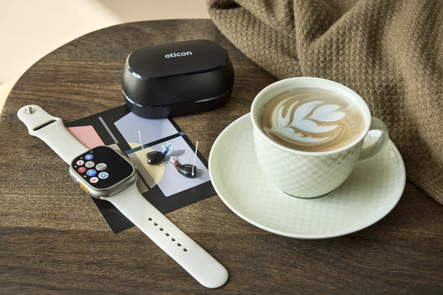 Boise Hears technology visual: Oticon Zeal Lifestyle With Apple Watch