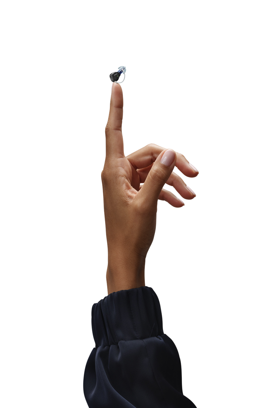 Boise Hears technology visual: Oticon Zeal On Finger